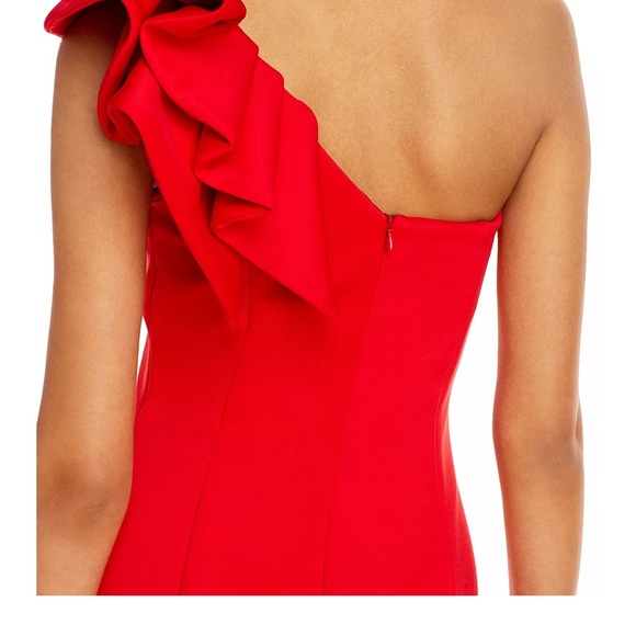 Aqua red gown (size 6) - Picture 11 of 13